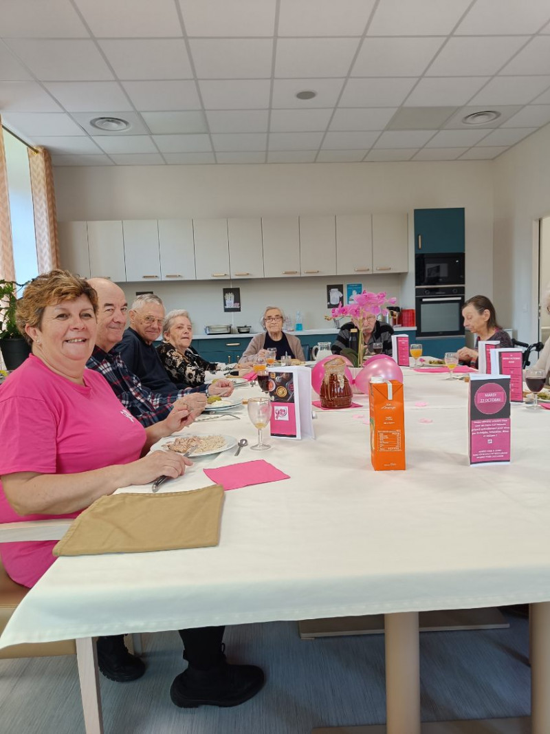 REPAS OCTOBRE ROSE AU PASA