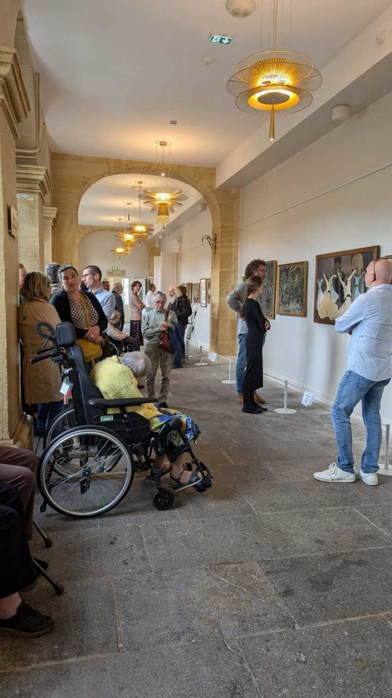 VERNISSAGE DE L'EXPOSITION DU PEINTRE ANDRE SUREDA